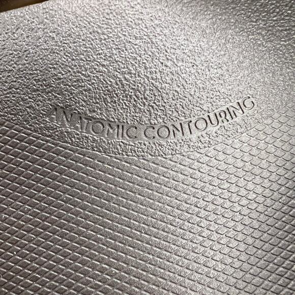 REEF Men's Brown Leather Flip Flop Sandals Anatomic Contouring Footbed Size 8 - Picture 7 of 9